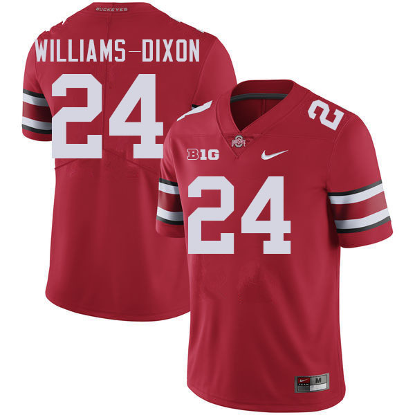 Sam Williams-Dixon Ohio State Buckeyes Jersey College Football Uniforms-Red